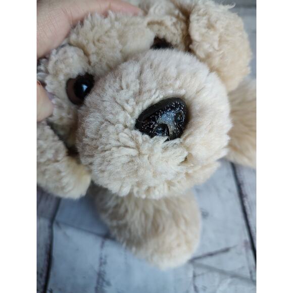 Aurora Flopsie Plush Golden Retrieve Labrador Dog 12inch Stuffed Animal Lab - Picture 3 of 9